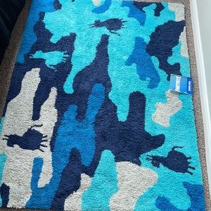 Fortnite blue rug